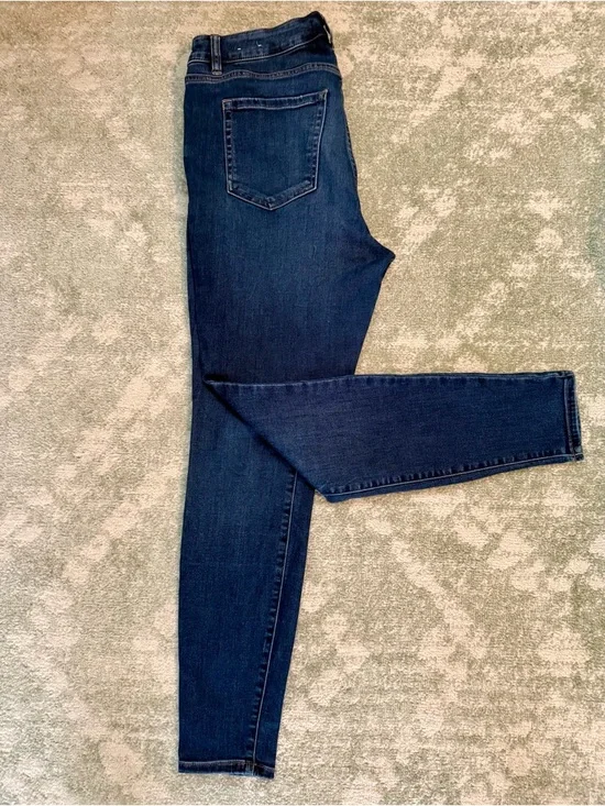 Lane Bryant Dark Blue Skinny Jeans - Picture 2 of 3